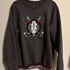 Red Deer Rebels WHL Hockey Embroidered Crewneck Sweatshirt